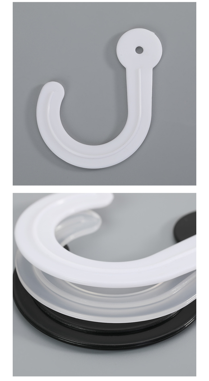 Black White Gray Plastic Pp Hook Clothes Display Box Hook Creative Simple Socks Hoy Shopping Mall Clothes' Packaging Hanger