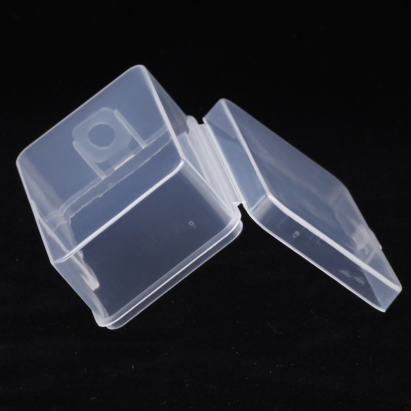 Factory Supply Transparent Plastic Hook Box Rectangle with Lid Pp Universal Packing Box Parts Storage Box