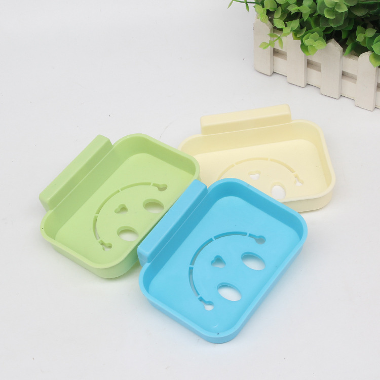 Manufacturers direct marketing creative plastic face - free hook linked bar soap box