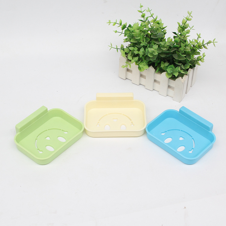 Manufacturers direct marketing creative plastic face - free hook linked bar soap box