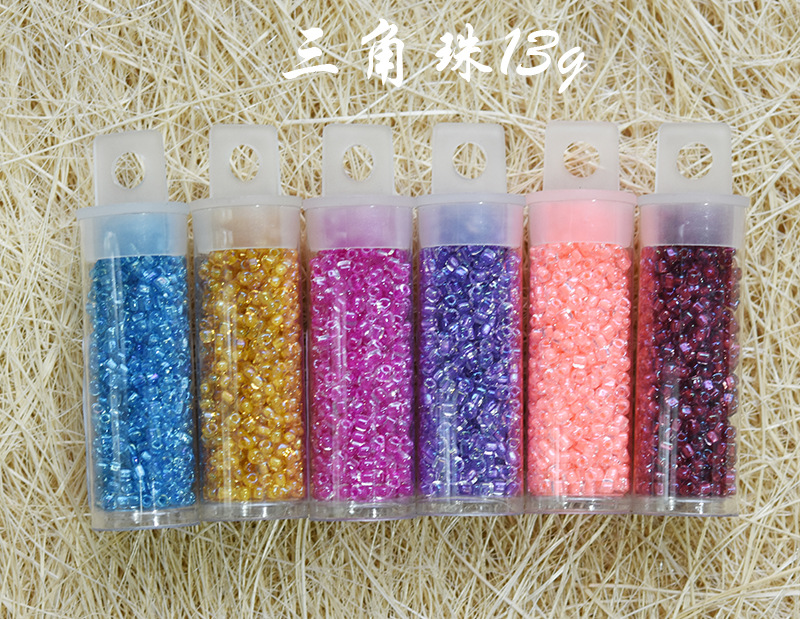 Import rice beads transparent plastic tube with hook packaging box loose bead accessories manufacturers wholesale