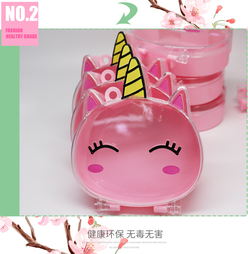 [Yiwu Hot Sale] Ornament Rubber Band Cartoon Storage Box Cute Toy Hook Plastic Box Transparent Factory Wholesale