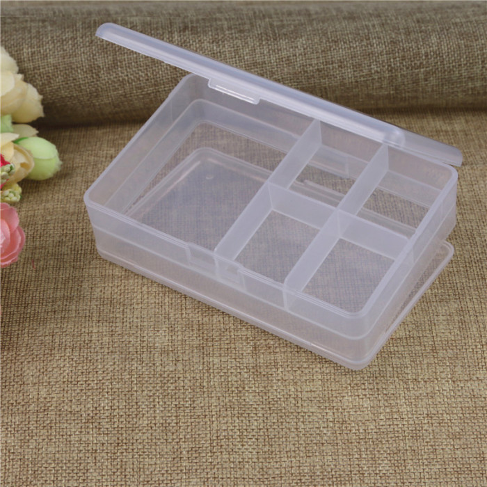 A transparent plastic box removable clamshell boxes jewelry storage box classification A transparent plastic box removable clamshell boxes jewelry storage box classification