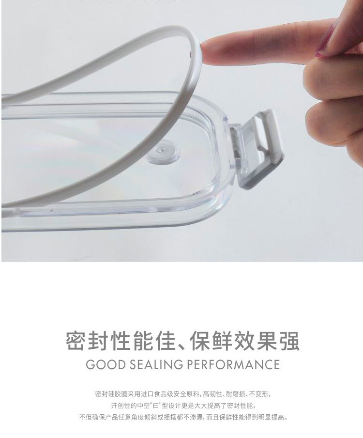 Crisper Transparent Plastic Box Rectangular Sealed Box Refrigerator Refrigerated Box Food Storage Box Crisper Transparent Plastic Box Rectangular Sealed Box Refrigerator Refrigerated Box Food Storage Box