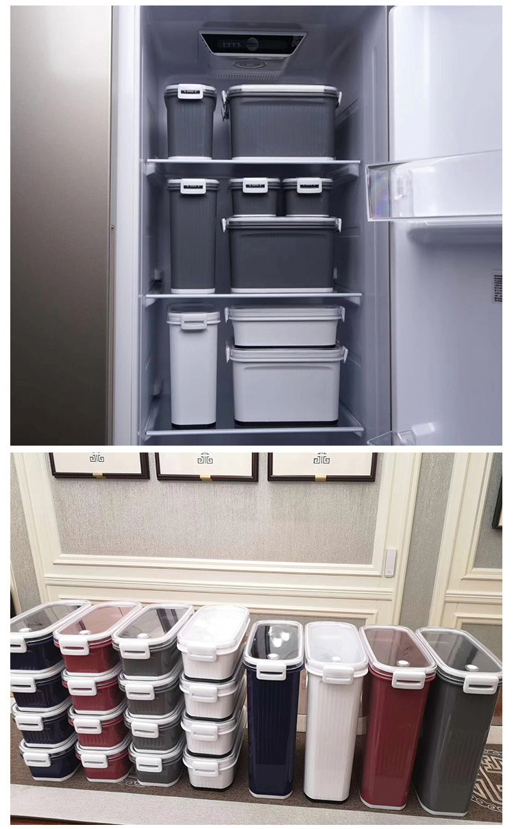 Crisper Transparent Plastic Box Rectangular Sealed Box Refrigerator Refrigerated Box Food Storage Box Crisper Transparent Plastic Box Rectangular Sealed Box Refrigerator Refrigerated Box Food Storage Box