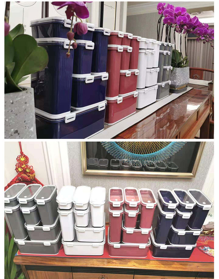 Crisper Transparent Plastic Box Rectangular Sealed Box Refrigerator Refrigerated Box Food Storage Box Crisper Transparent Plastic Box Rectangular Sealed Box Refrigerator Refrigerated Box Food Storage Box