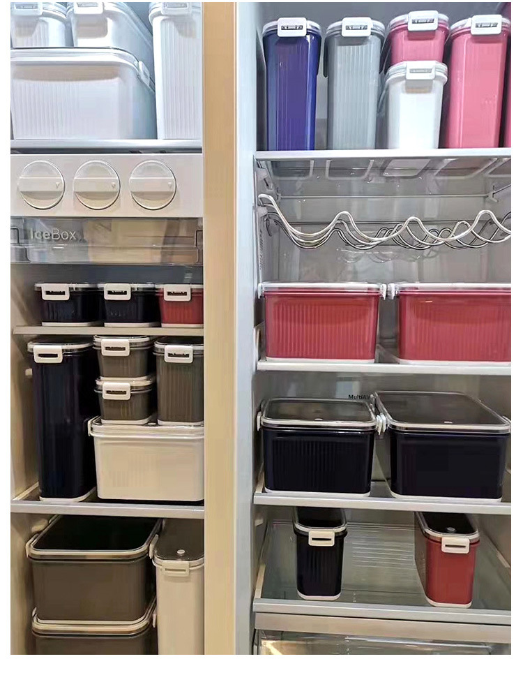 Crisper Transparent Plastic Box Rectangular Sealed Box Refrigerator Refrigerated Box Food Storage Box Crisper Transparent Plastic Box Rectangular Sealed Box Refrigerator Refrigerated Box Food Storage Box
