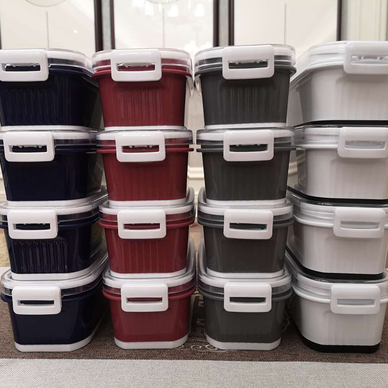 Crisper Transparent Plastic Box Rectangular Sealed Box Refrigerator Refrigerated Box Food Storage Box Commercial