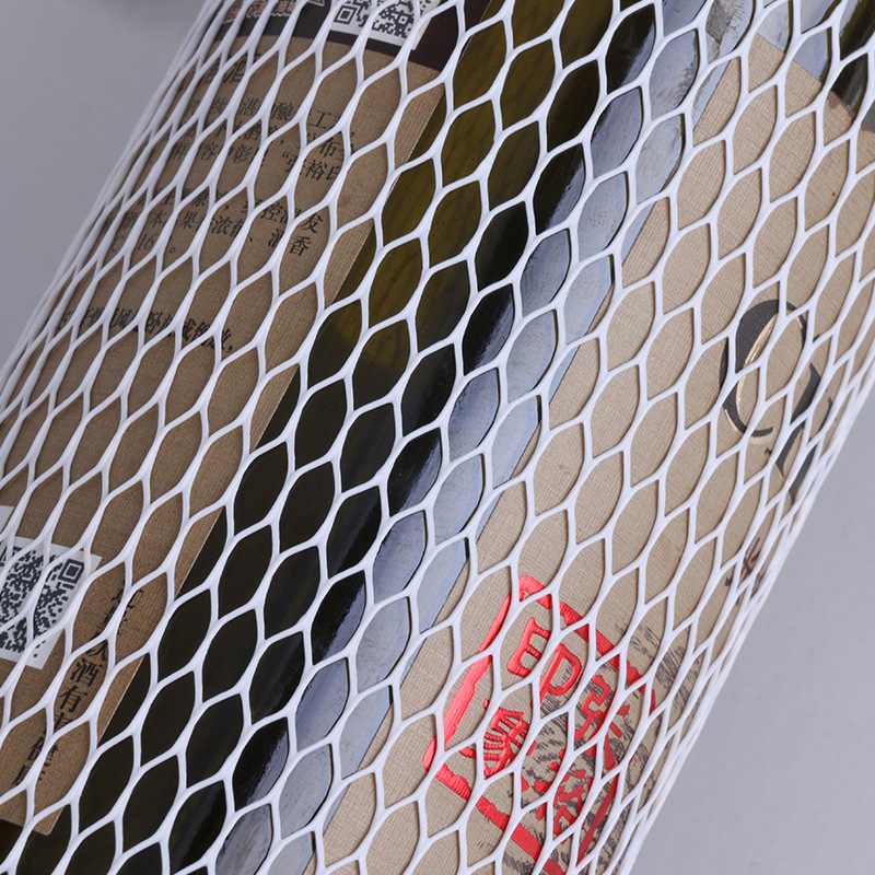 Red Wine Bottle the Wine Bottle Net Cover Wholesale Plastic Net Cover Net Cover Packaging Net Small Mesh Thickened Plastic Protective Net Cover