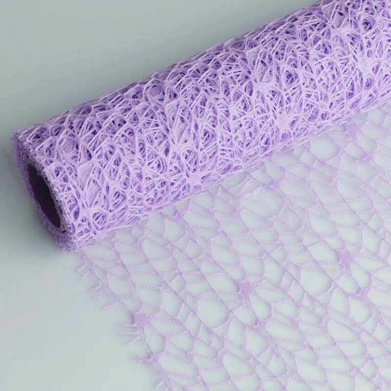 Mesh Paper Flower Packaging Material Empty Net Bouquet Packaging Organza Ornament Modeling Decoration  Material Mesh