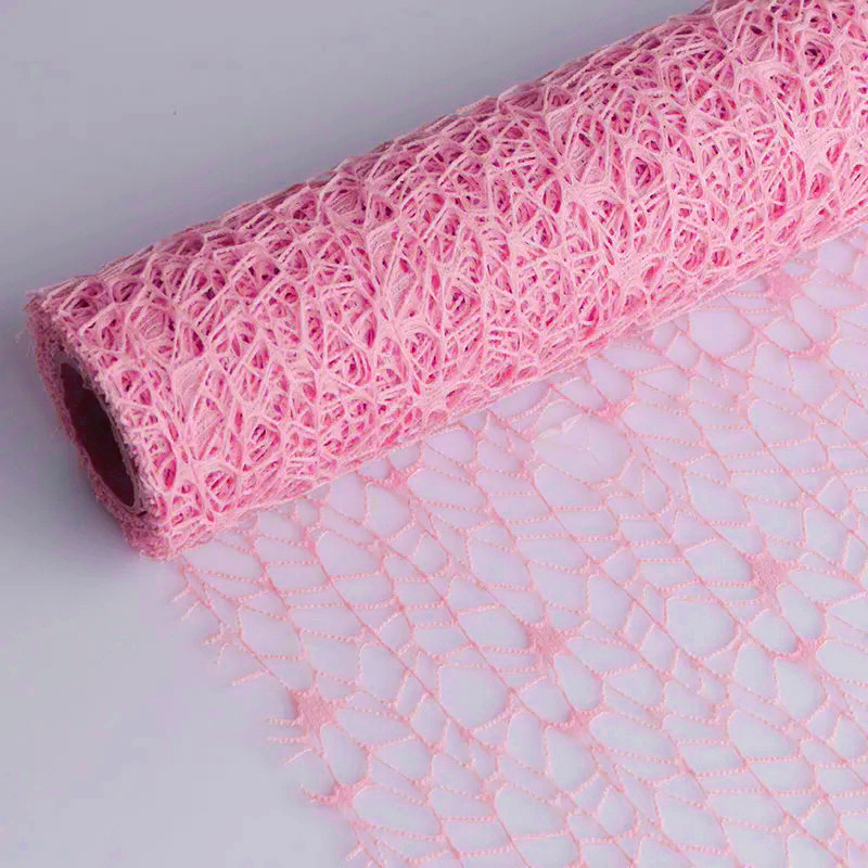 Mesh Paper Flower Packaging Material Empty Net Bouquet Packaging Organza Ornament Modeling Decoration  Material Mesh