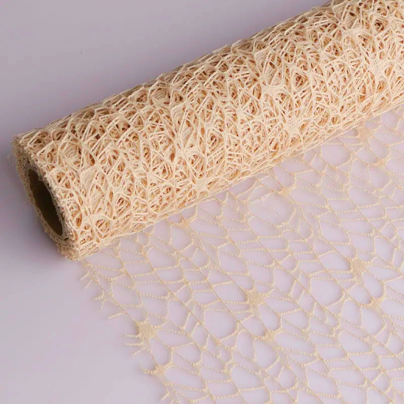 Mesh Paper Flower Packaging Material Empty Net Bouquet Packaging Organza Ornament Modeling Decoration  Material Mesh
