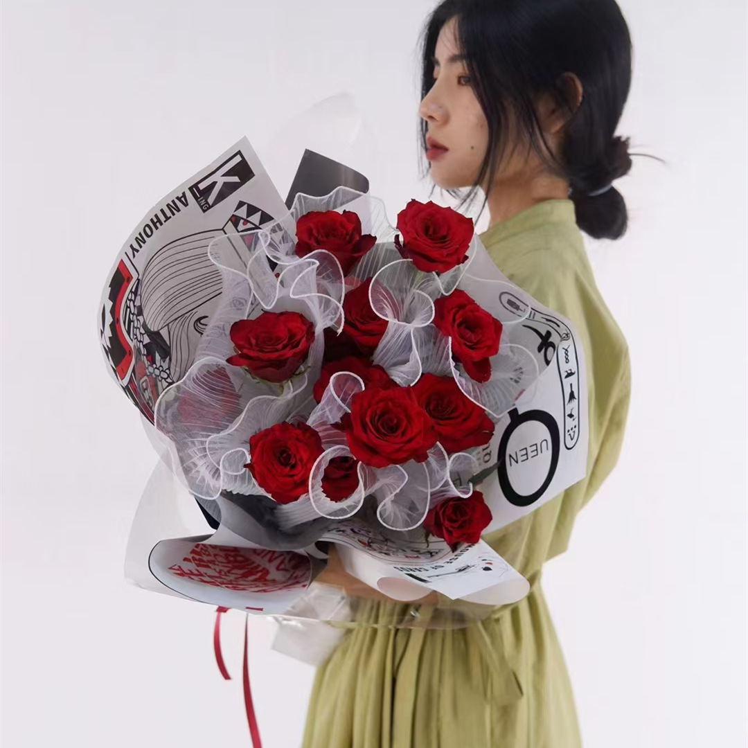 Wave Yarn Korean Style Wave Yarn Floral Material Cake Surrounding Border Decorative Mesh Fresh Bouquet Packaging Material Voile Wave Yarn Korean Style Wave Yarn Floral Material Cake Surrounding Border Decorative Mesh Fresh Bouquet Packaging Material Voile