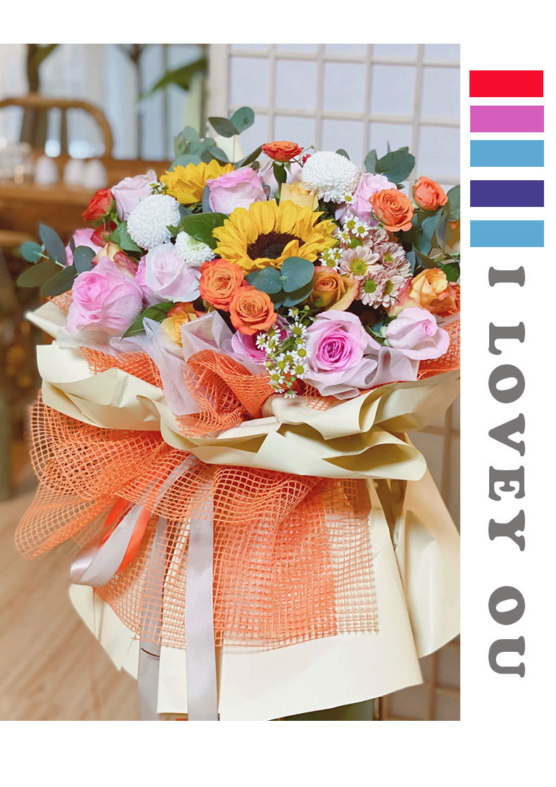 New Korean Grid Yarn Hollow Mesh Flower Packaging Material Hard Gauze Material Mesh New Korean Grid Yarn Hollow Mesh Flower Packaging Material Hard Gauze Material Mesh