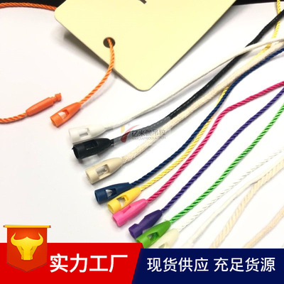 Elastic rope metal buckle hand wearing copper end 1.2 Thick Elastic rope clothing hang tag line