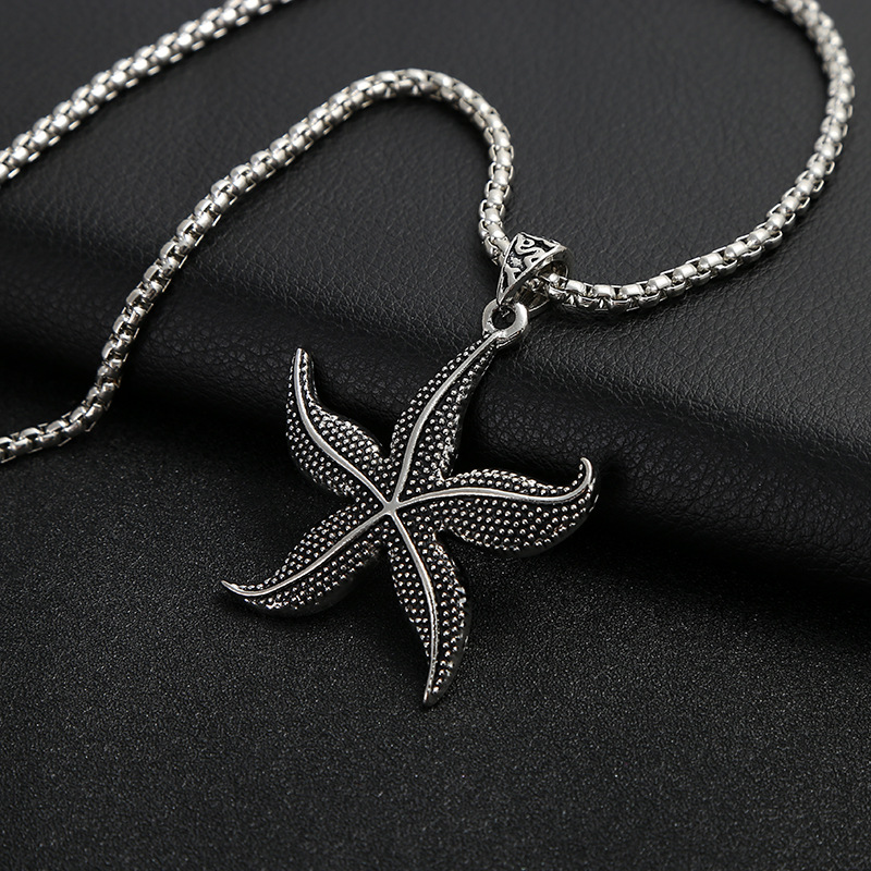 Hip hop jewelry necklace Japanese and Korean personality vintage men's necklace accessories hip-hop hang tag accessories a generation hair