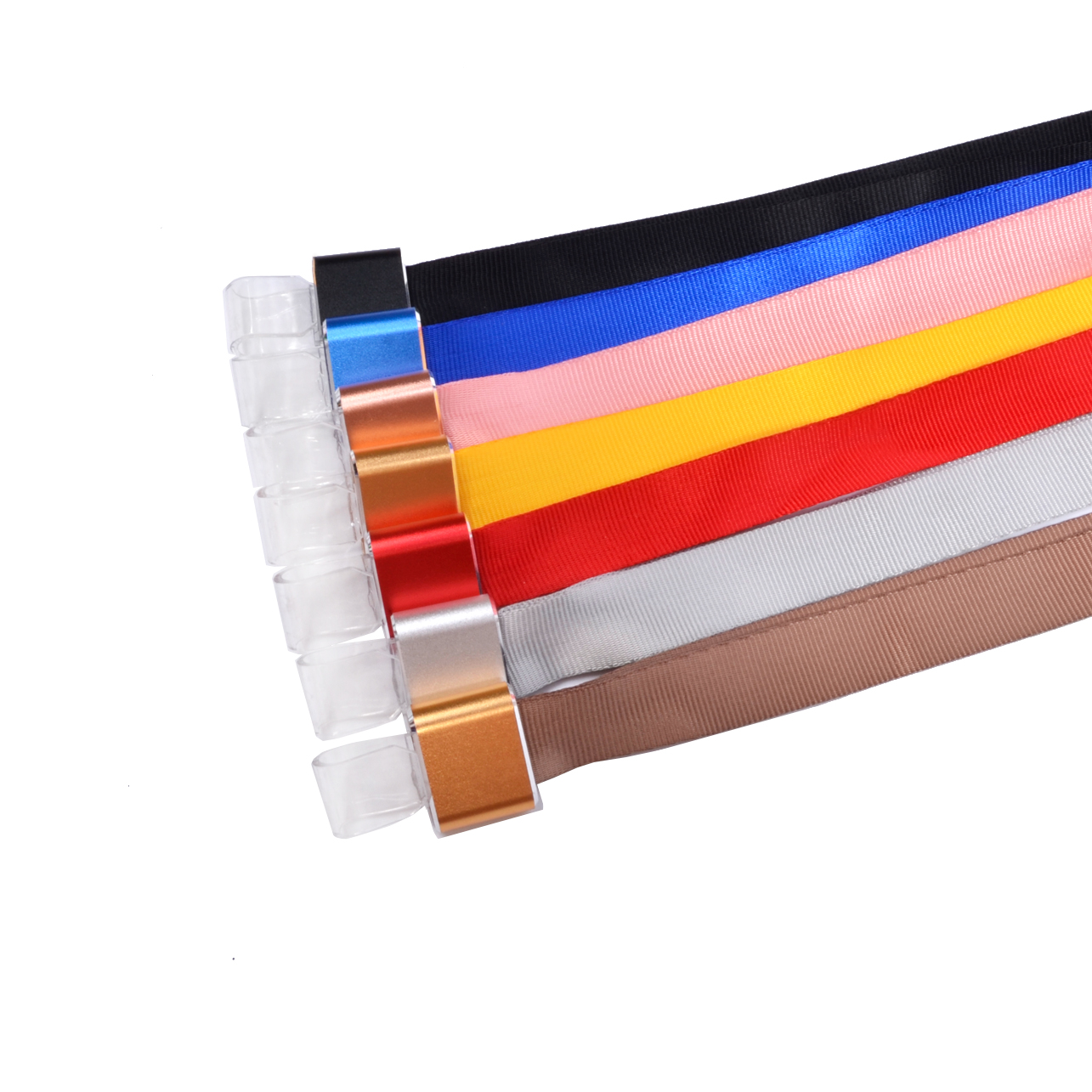 Customized Rope Printed Logo Name Tag Hang Rope Work Card Rope Access Control Badge Lanyard Nylon Sling 1.5cm Wide