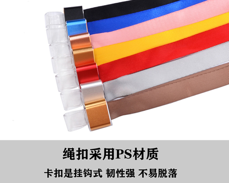 Customized Rope Printed Logo Name Tag Hang Rope Work Card Rope Access Control Badge Lanyard Nylon Sling 1.5cm Wide