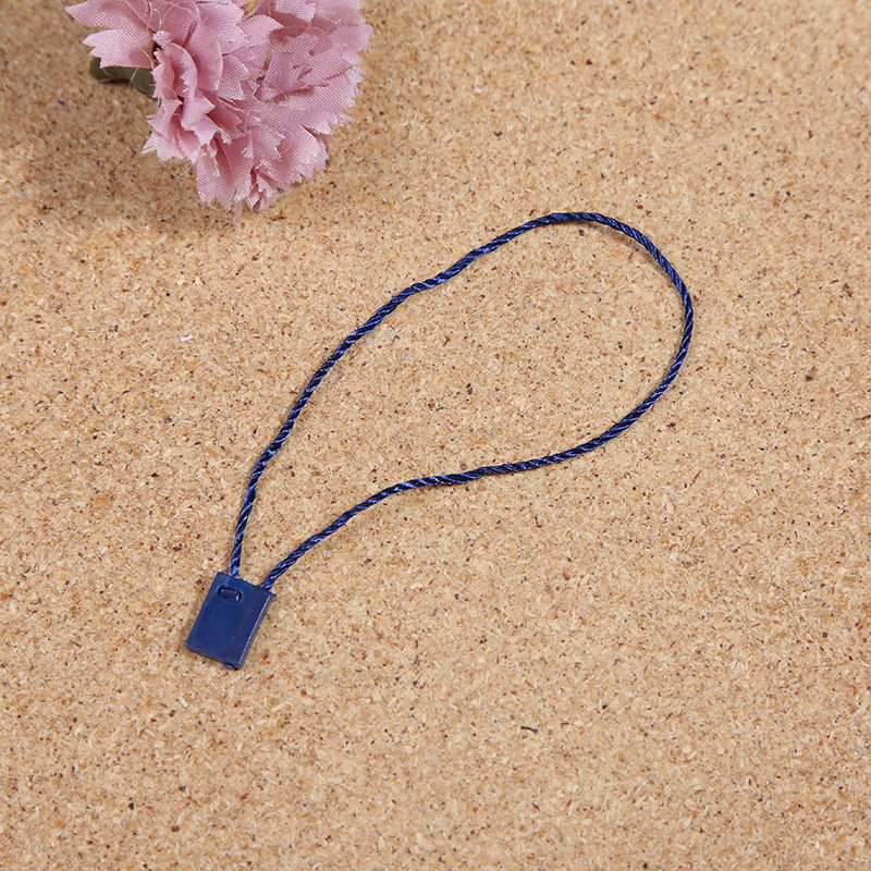 Creative Best-Seller Clothing Tag Hang Rope Square Head Plastic Universal Charm Bracelet Pin Clasp Yiwu Factory Wholesale Customization
