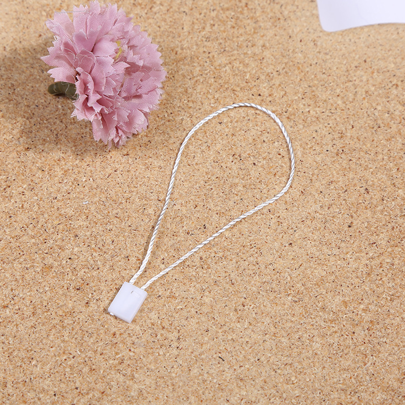 Creative Best-Seller Clothing Tag Hang Rope Square Head Plastic Universal Charm Bracelet Pin Clasp Yiwu Factory Wholesale Customization