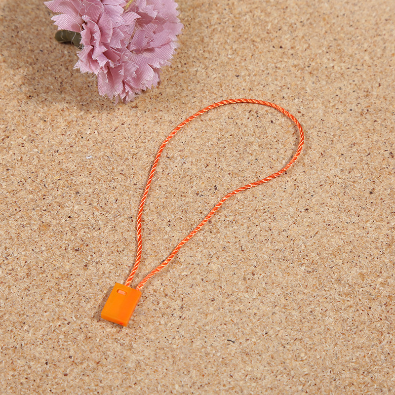 Creative Best-Seller Clothing Tag Hang Rope Square Head Plastic Universal Charm Bracelet Pin Clasp Yiwu Factory Wholesale Customization