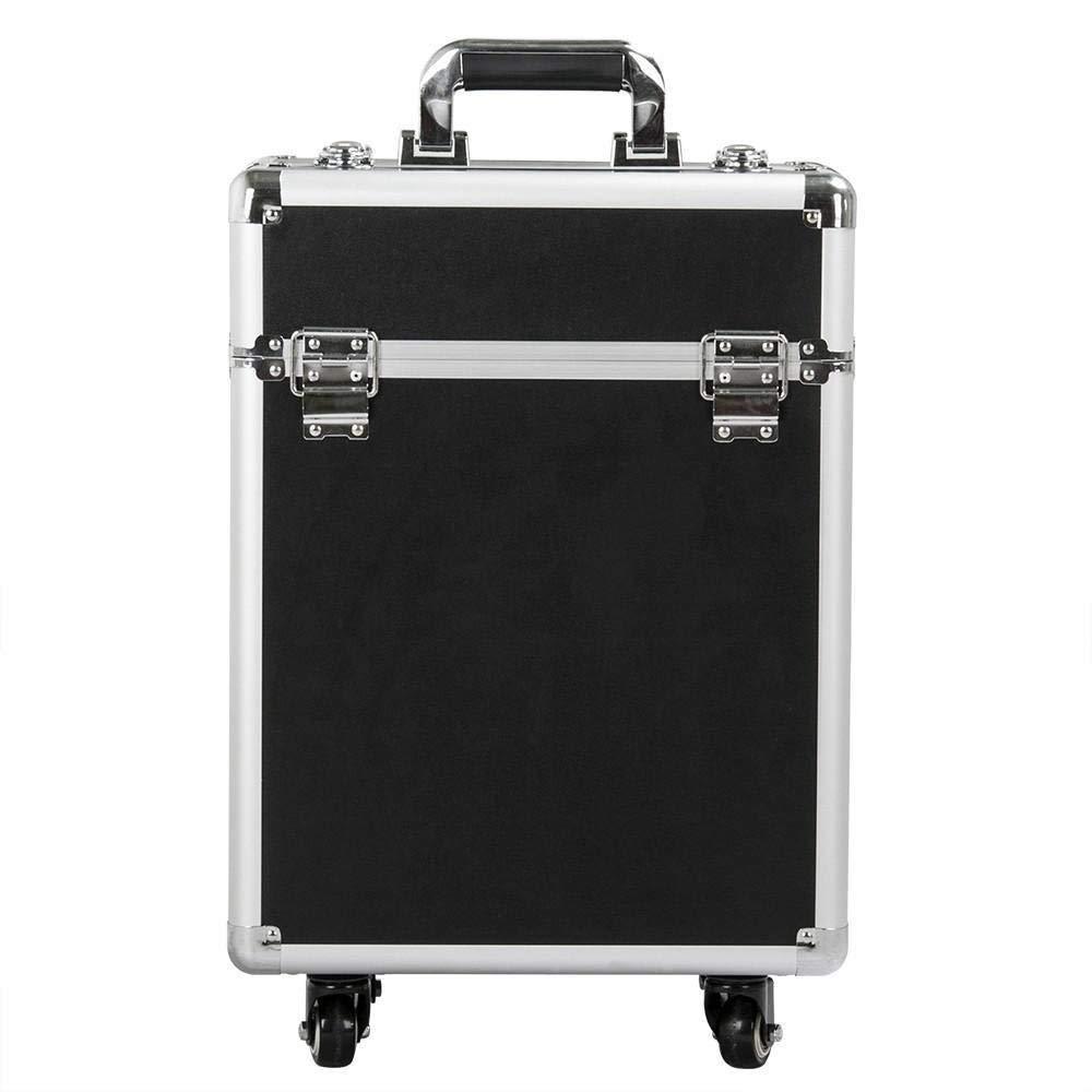 Custom universal wheel pull rod cosmetic case large hand lock with multi-layer large capacity cosmetic tattoo storage toolbox Custom universal wheel pull rod cosmetic case large hand lock with multi-layer large capacity cosmetic tattoo storage toolbox