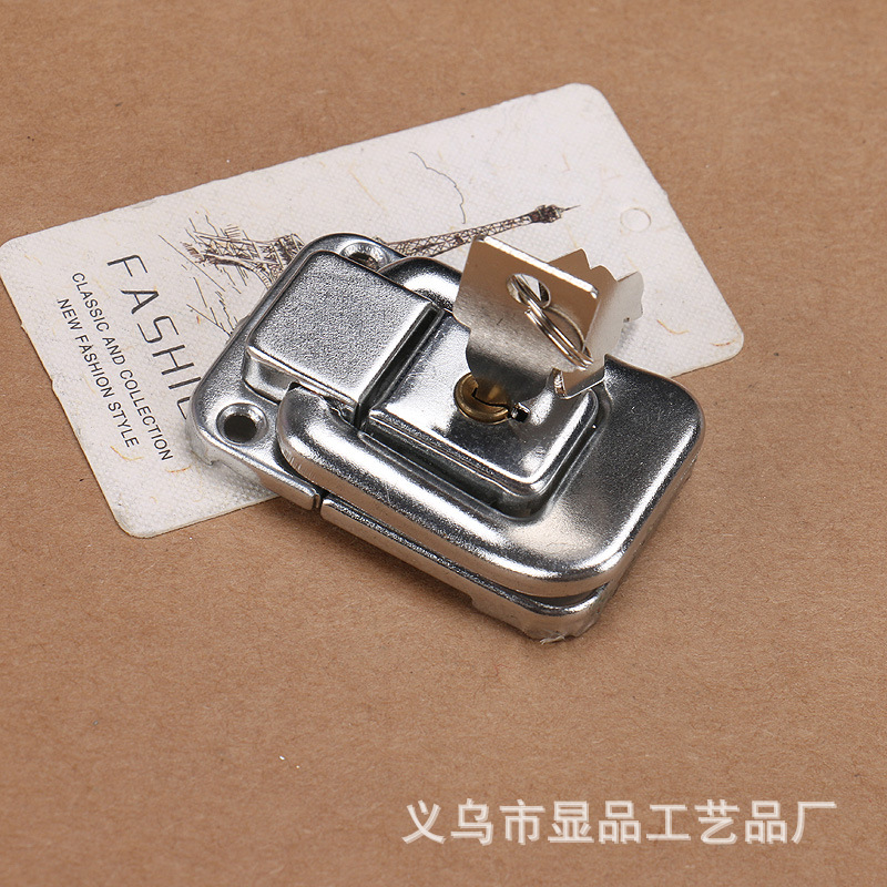 Toolbox Cosmetic Case with Key Lock Luggage Lock lv xiang suo Wooden Box Lock Catch for Gift Box
