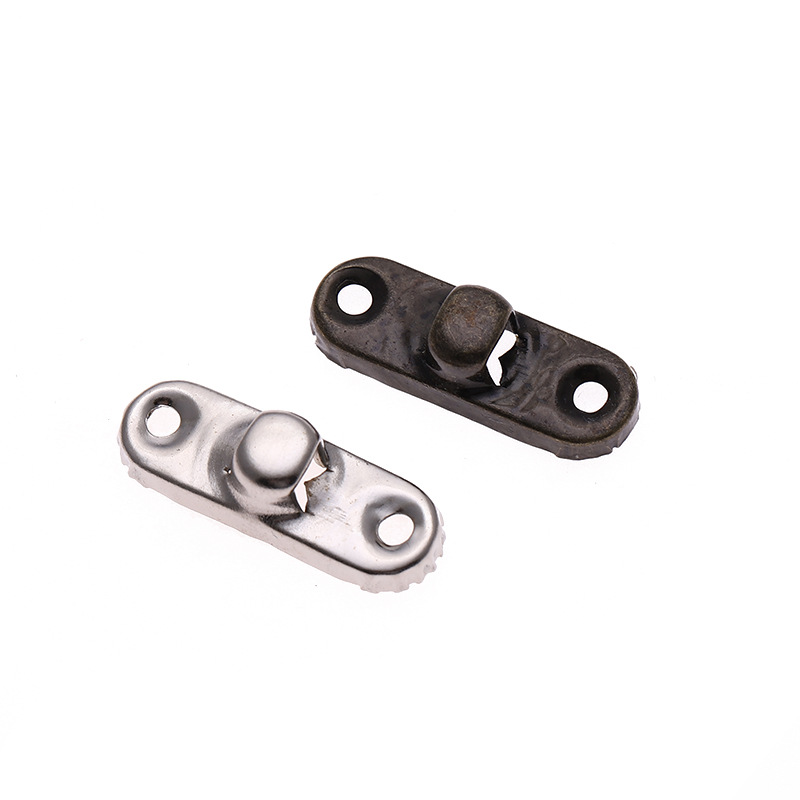 Factory Direct Supply Personalized Cosmetic Case Lock Large Iron Sheet Lock Horns Luggage Lock Hardware Accessories in Stock Wholesale