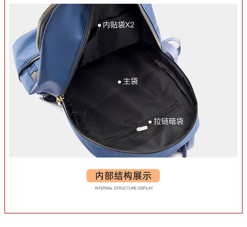 Foreign Trade Wholesale Fashion Backpack 2022 Romantic Spring New Oxford Woven Bag on Starry Sky