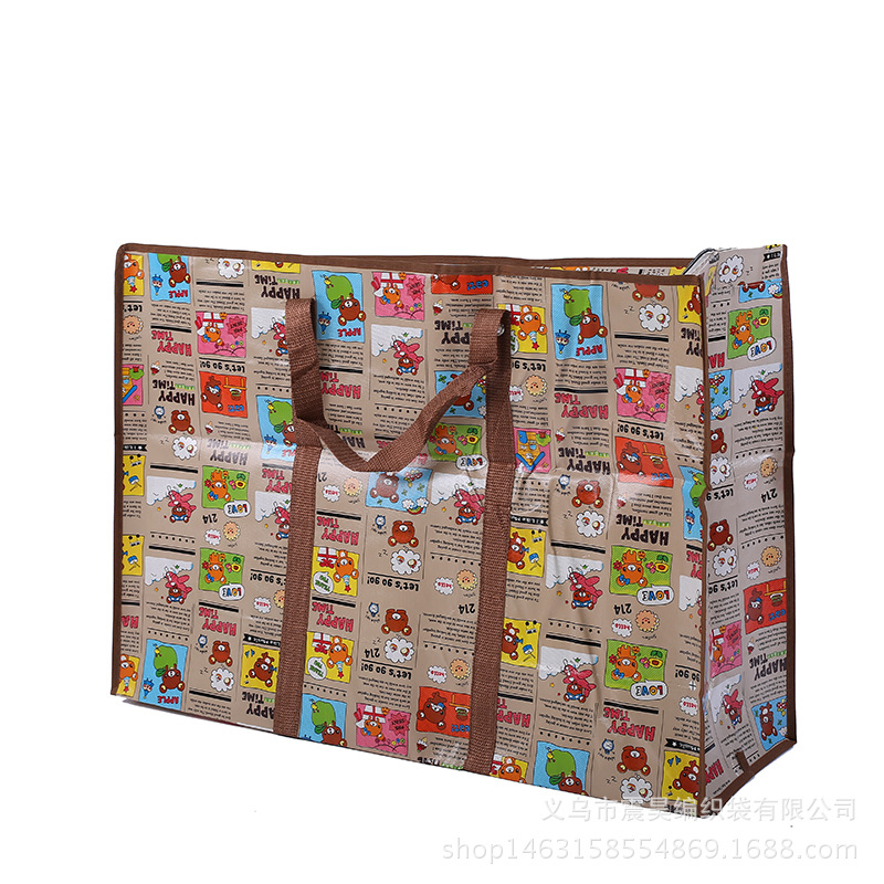 A substitute for A portable moving bag non-woven fabric hand bag custom packing bag manufacturer direct sale