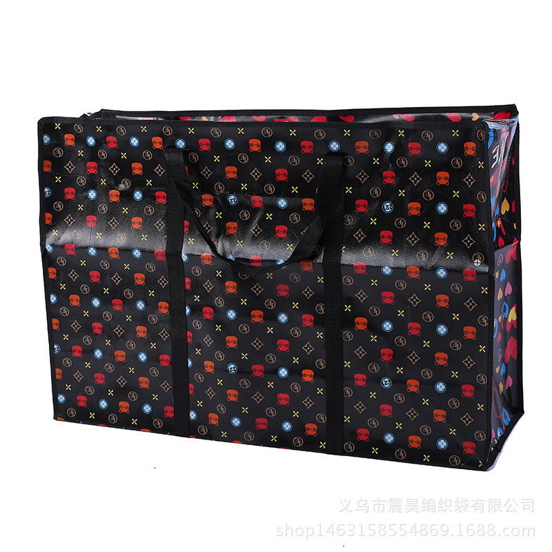 A substitute for A portable moving bag non-woven fabric hand bag custom packing bag manufacturer direct sale