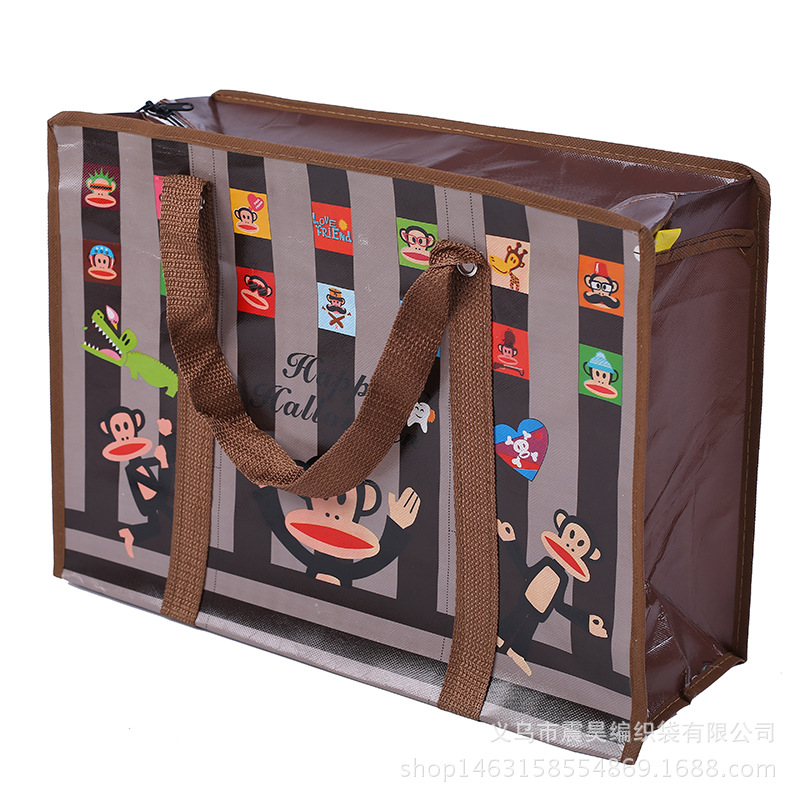 A substitute for A portable moving bag non-woven fabric hand bag custom packing bag manufacturer direct sale
