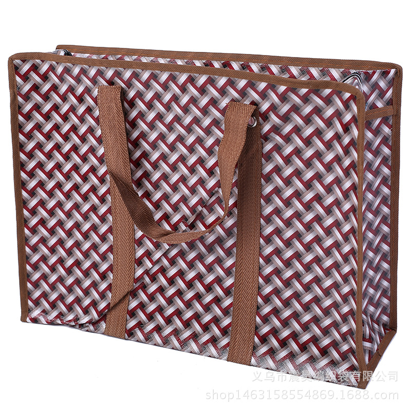 A substitute for A portable moving bag non-woven fabric hand bag custom packing bag manufacturer direct sale