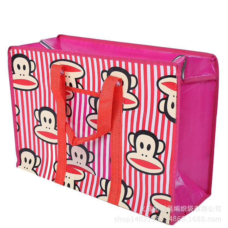 A substitute for A portable moving bag non-woven fabric hand bag custom packing bag manufacturer direct sale