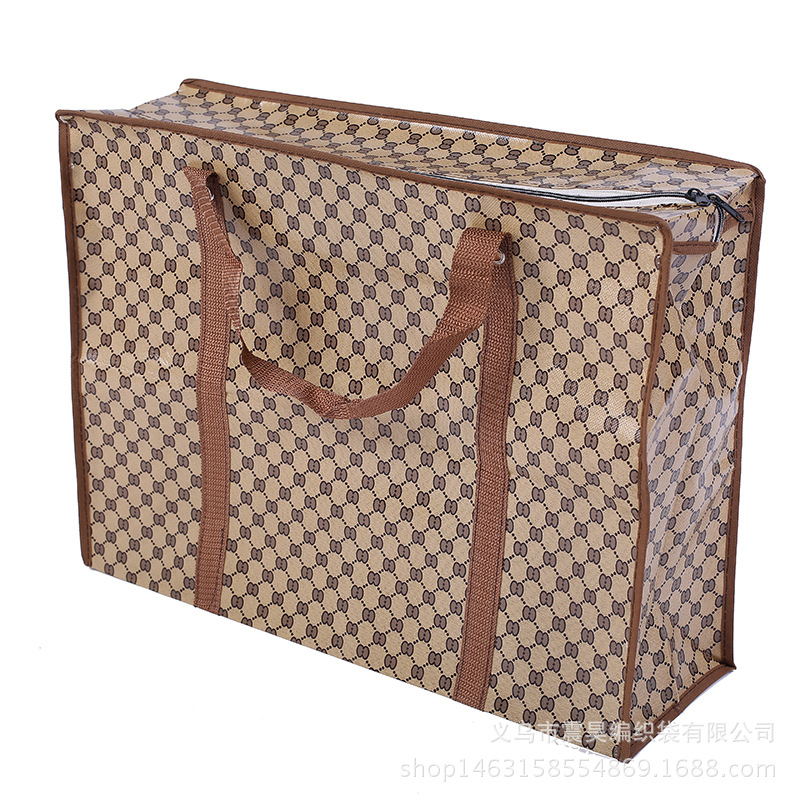 A substitute for A portable moving bag non-woven fabric hand bag custom packing bag manufacturer direct sale