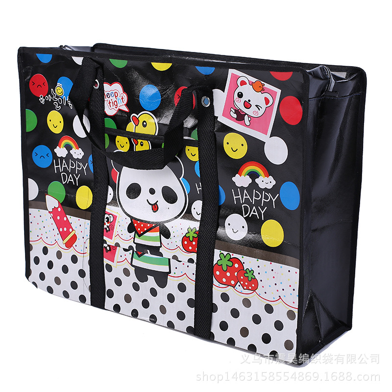 A substitute for A portable moving bag non-woven fabric hand bag custom packing bag manufacturer direct sale