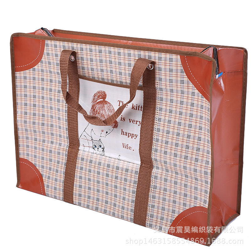 A substitute for A portable moving bag non-woven fabric hand bag custom packing bag manufacturer direct sale