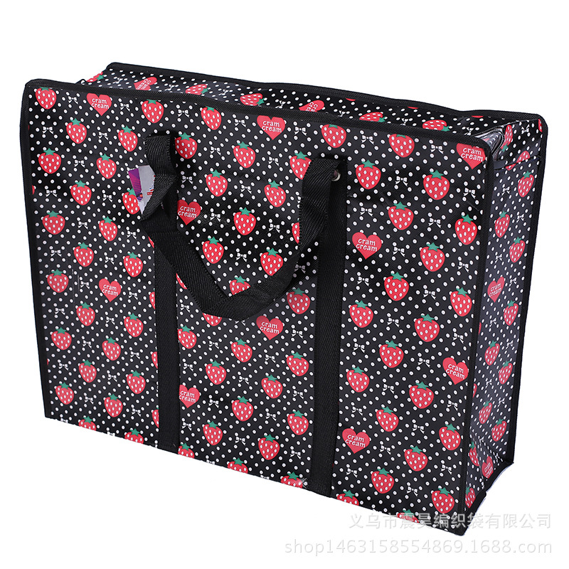 A substitute for A portable moving bag non-woven fabric hand bag custom packing bag manufacturer direct sale