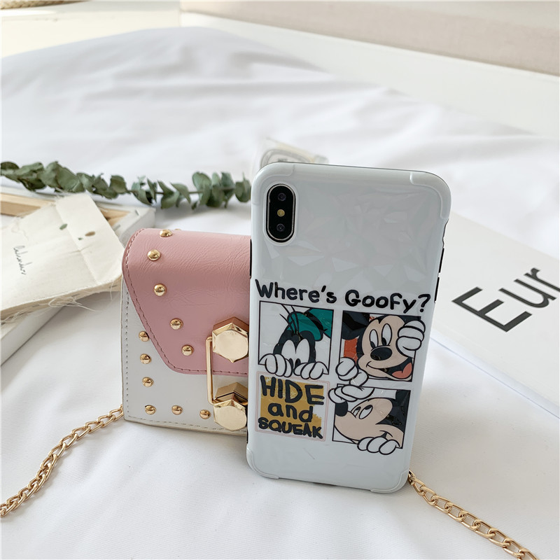 Rivet Mini Bag 2021 New Korean Fashion Ins Internet Celebrity All-Match Parent-Child Children&#039;s Crossbody Small Square Bag