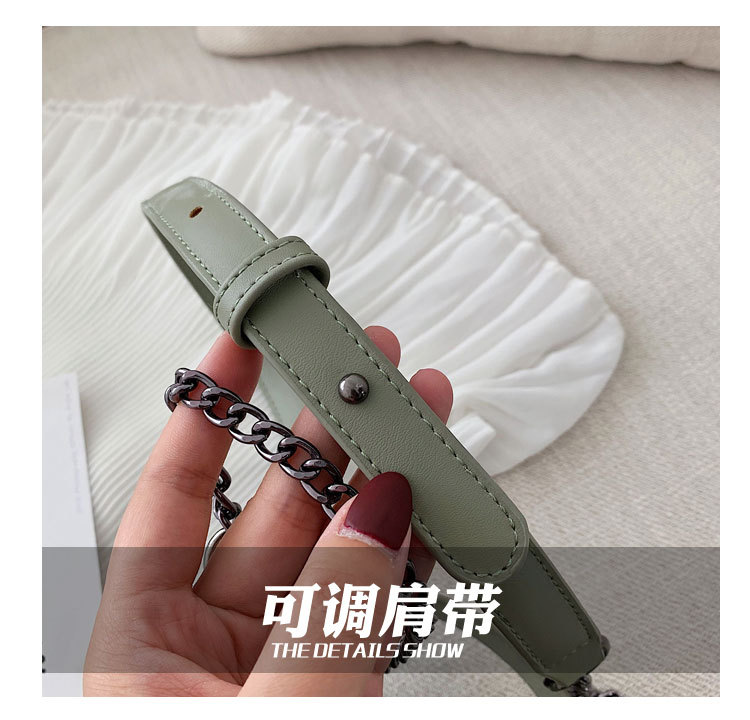 Bag Women's Bag New 2021 New Korean Style Chain Crossbody All-Matching Korean Shoulder Fashion Retro Rivet Small round Bag