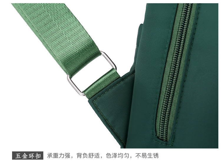 2020 New Women's Bag Oxford Cloth Backpack Waterproof Nylon Schoolbag Women's Korean Style Rivet Casual Backpack Wholesale
