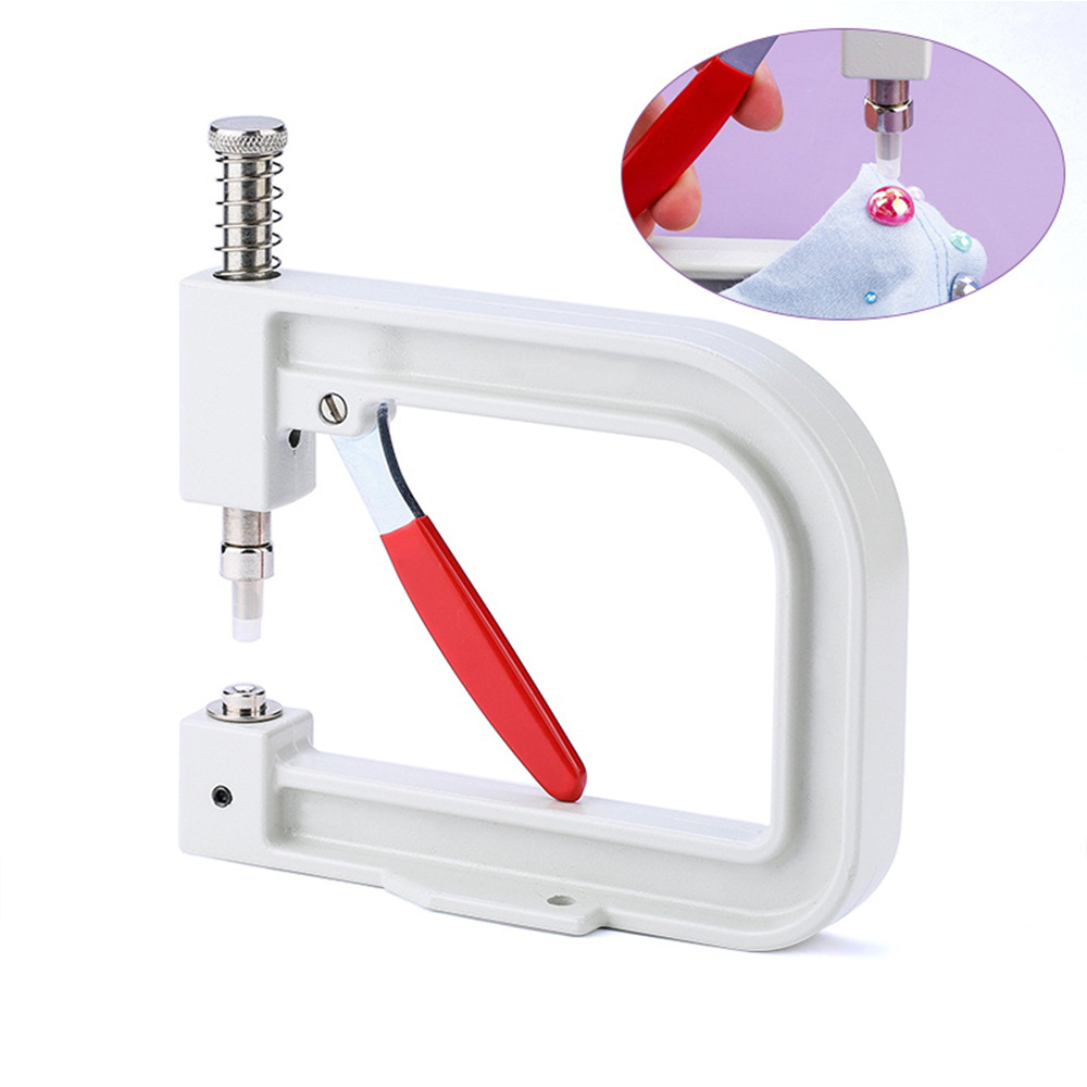 Ornament DIY Accessories Pearl Attaching Machine Pearl Mounting Press Clothing Tools Rivet Repair Clothing Bag Beading Device