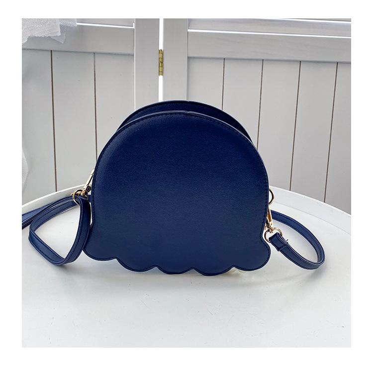 Foreign Trade New Fantasy Creative Jellyfish Shoulder Bag Pearl Bow Rivet Crossbody Bag Contrast Color Letter Women Bag