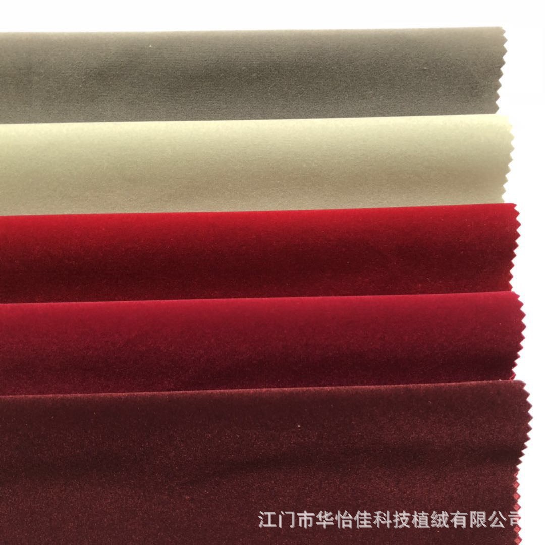 Supply Knitted Bottom Nylon Wool Single Printed Burgundy Flocking Cloth Handbag Flocking Cloth Flannel Bag Cloth in Stock Supply Knitted Bottom Nylon Wool Single Printed Burgundy Flocking Cloth Handbag Flocking Cloth Flannel Bag Cloth in Stock