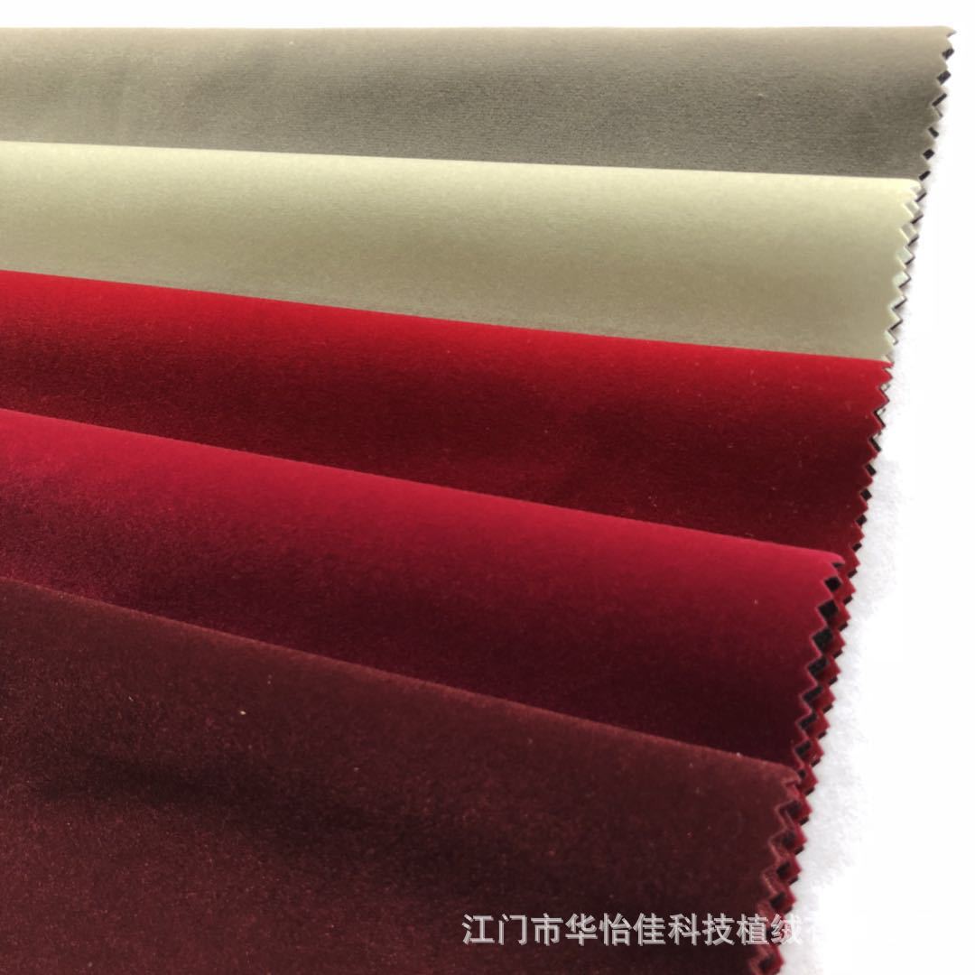 Supply Knitted Bottom Nylon Wool Single Printed Burgundy Flocking Cloth Handbag Flocking Cloth Flannel Bag Cloth in Stock Supply Knitted Bottom Nylon Wool Single Printed Burgundy Flocking Cloth Handbag Flocking Cloth Flannel Bag Cloth in Stock
