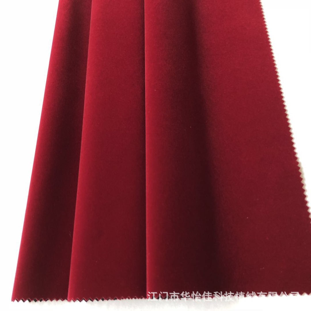 Supply Knitted Bottom Nylon Wool Single Printed Burgundy Flocking Cloth Handbag Flocking Cloth Flannel Bag Cloth in Stock Supply Knitted Bottom Nylon Wool Single Printed Burgundy Flocking Cloth Handbag Flocking Cloth Flannel Bag Cloth in Stock
