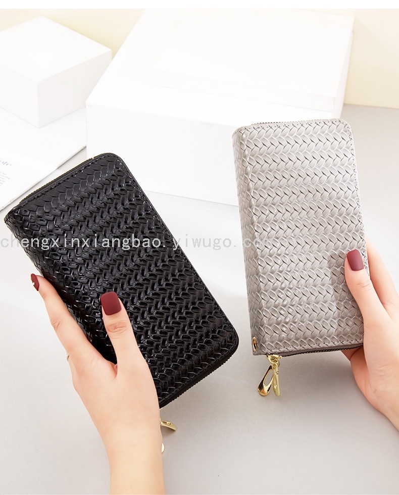 Wallet Women's Wallet Double-Pull Bag New Pu Boutique Women Bag Women's in Stock Wholesale Patent Leather Phone Bag Wallet Women's Wallet Double-Pull Bag New Pu Boutique Women Bag Women's in Stock Wholesale Patent Leather Phone Bag