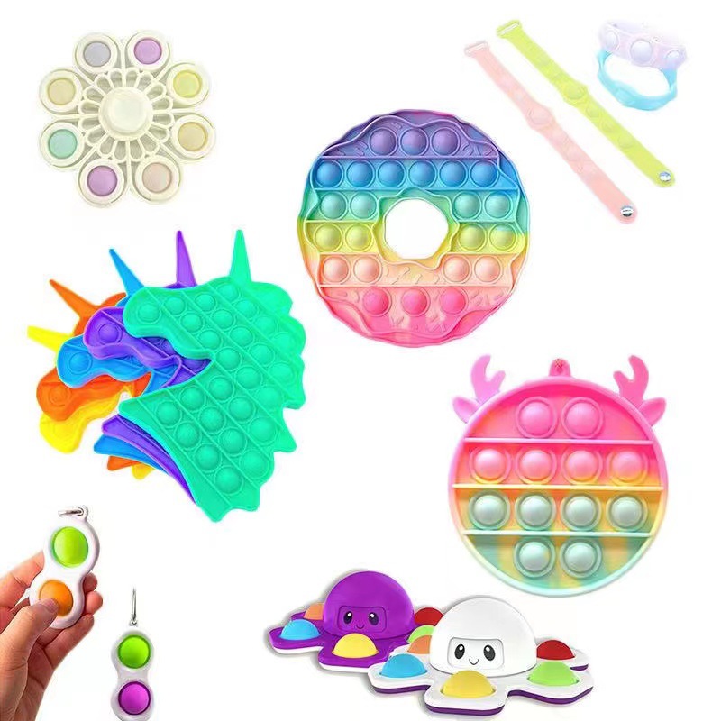 New Rat Killer Pioneer Decompression Toy Set Cross-Border Decompression Toy Gift Bag Bubble Music Bag Factory in Stock