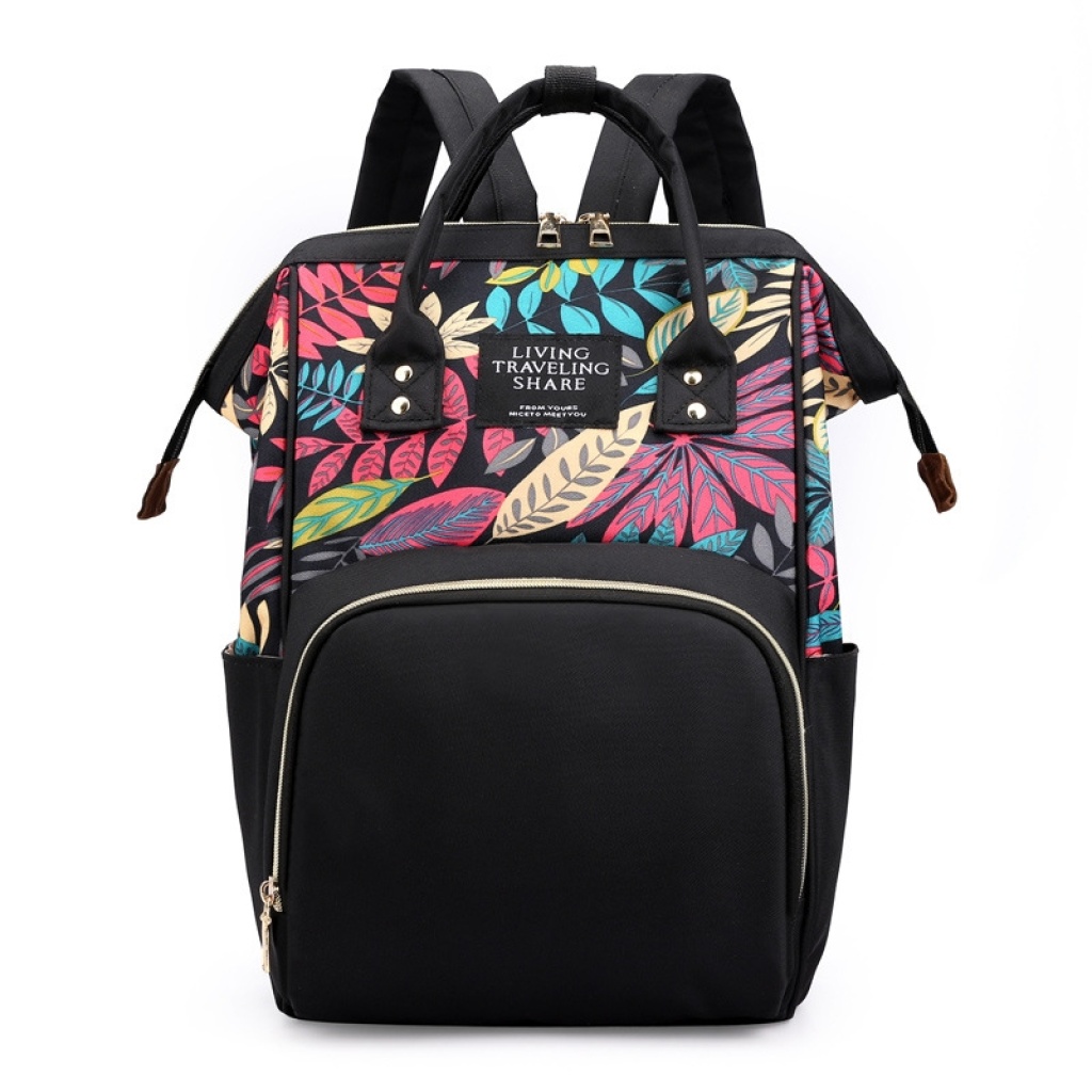 New Korean Style Trendy Printing Mummy Backpack Outdoor Leisure All-Match Multi-Functional Backpack Oxford Cloth Bag in Stock New Korean Style Trendy Printing Mummy Backpack Outdoor Leisure All-Match Multi-Functional Backpack Oxford Cloth Bag in Stock