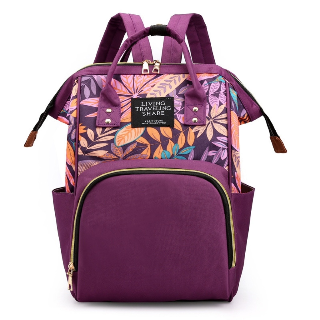 New Korean Style Trendy Printing Mummy Backpack Outdoor Leisure All-Match Multi-Functional Backpack Oxford Cloth Bag in Stock New Korean Style Trendy Printing Mummy Backpack Outdoor Leisure All-Match Multi-Functional Backpack Oxford Cloth Bag in Stock